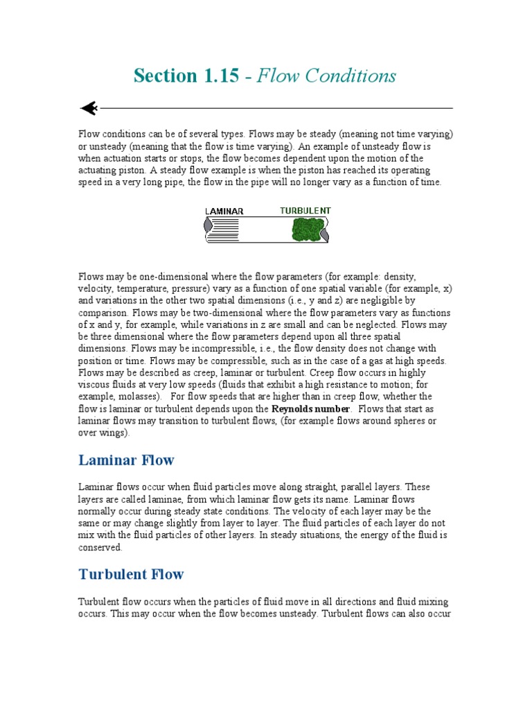 Fluid Flow Dynamics Explained | PDF | Laminar Flow | Fluid Dynamics
