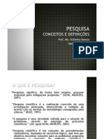 Pesquisa Conceitos e Definicoes 0603