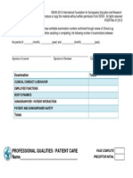 Manual Muscle Testing Scoring Sheet | PDF | Joints | Limbs (Anatomy)