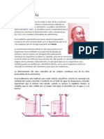 Calorimetria y Analisis Termogravimetrico Resumen