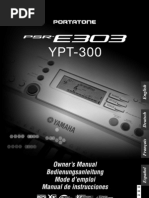 Manual Yamaha Prs E-303