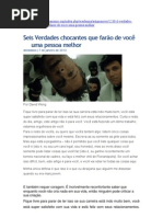 6 VERDADES CHOCANTES Q FARÃO DE VC 1 PESSOA MELHOR
