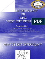 Post Exit Interview