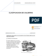 Clasificacion de Las Calderas