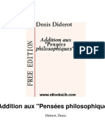 Diderot-Addition Aux Pensees Philosophiques