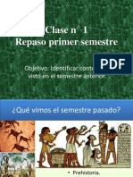 Clase N° 1 Repaso Semestre Anterior