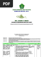(4.1) Silabus Matematika SMP - MTs. Kls VII Kurikulum 2013