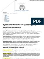 Syllabus for Mechanical Engineering (ME) _ GATE 2013