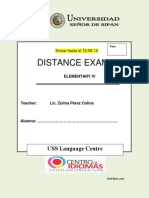 Distance Exam 1 E04 Ingles Dennis