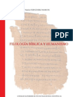 FERNANDEZ MARCOS N - Filologia Biblica y Humanismo - CSIC 2012