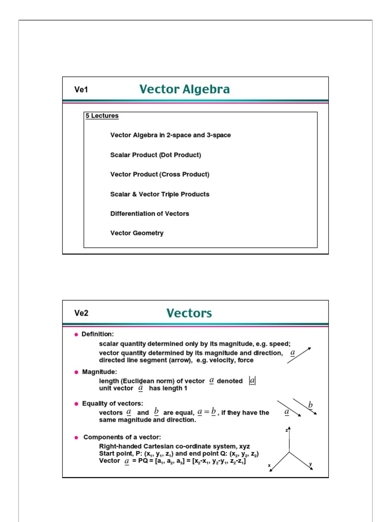 Cross Product Properties and Proofs | PDF | Euclidean Vector | Plane ...