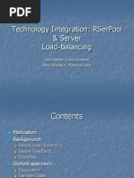 Technology Integration: Rserpool & Server Load-Balancing: Curt Kersey, Cisco Systems Aron Silverton, Motorola Labs