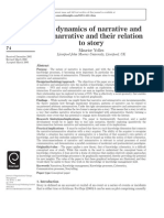 The Dynamics of Narrative and Ante Narrative and Their Relation To Story