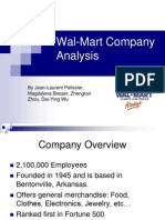 Walmart Company Analysis Report