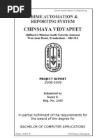 Download Crime Reporting System Project Report by Uma Shanker SN160408855 doc pdf