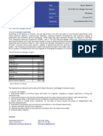 2012 Mid Term Budget Overview