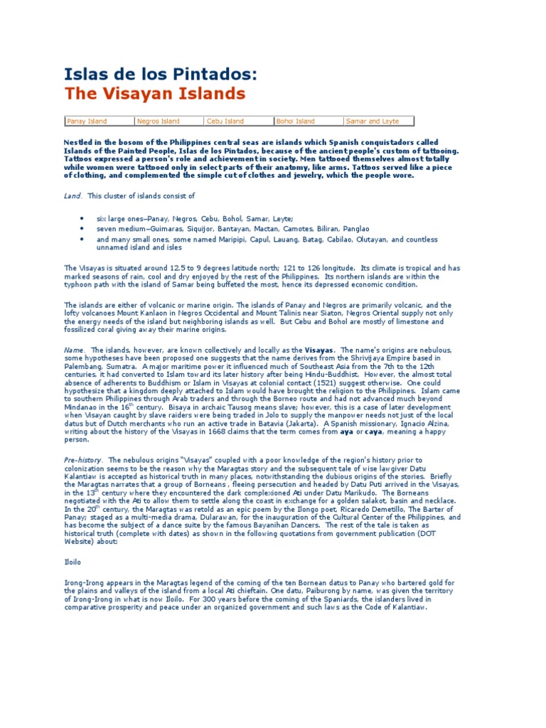 Islas de Los Pintados Languages