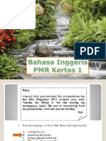 Bahasa Inggeris PMR K1