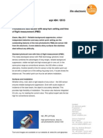 Press Release Ifm Electronic Photoelectric Sensor OID Wpi 484-05-2013 GB