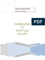 FAQs on Pagrehistro at Pagtitulo