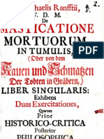 Ranft, Michael de Masticatione Mortuorum in Tumulis (1728)