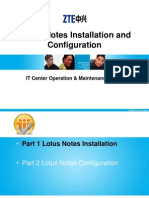 Lotus Notes Installation and Configuration