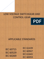 Low Voltage Switchgear and Control Gear