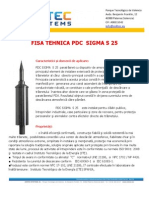 Fisa Tehnica PDC Sigma S 25