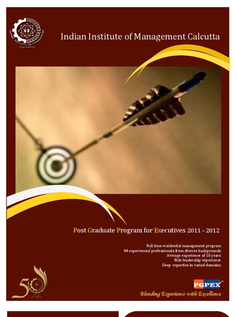 IIM Calcutta PGPEX Program Overview | PDF | Retail | New Product ...