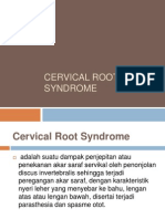 CERVICAL ROOT SYNDROME