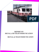 Report On Signal and Telecommunication Signal & Telecommunication