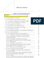 PUG - FLE - Sommaire - Cours-De Didactique Du Francais Langue Etrangere Et Seconde