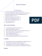 Table of Contents - of The Book "60 Tips On Object Oriented Programming"