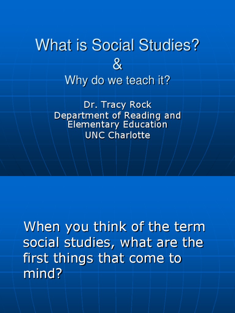 What Is Social Studies PDF
