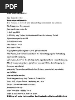 Hypnose Impromptu - 