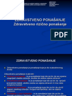 Zdravstveno Ponašanje - Socijalna Medicina