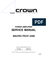 Crown Macro Tech 2400 Sm