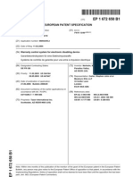 European Patent Specification: Control System For Electronic Disabling Device