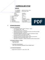 Curriculum Vitae 2010