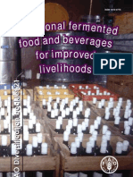 Traditional Fermented Food and Beverages For Improved Livelihoods