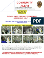 Community Alert: The Los Angeles Police Department Needs Your Help - .