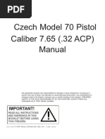 Czech CZ 70 Manual