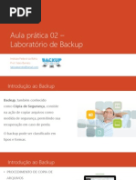 Aula 02 - Backup