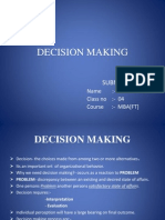 Decision Making