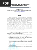 Download Proposal Kerja Praktek - Peta Proses Operasi Dalam Tata Letak Pabrik Dan Pemindahan Bahan Disektor Industri by Rudini Mulya SN160518103 doc pdf