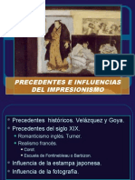 Precedentes e Influencias Del Impresionismo