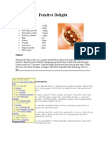 Pomfret Delight: Ingredients