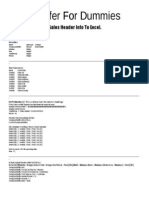 Excel Buffer For Dummies