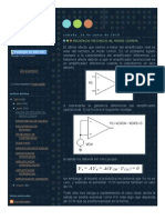Amplificador Operacional - RAZON DE RECHAZO AL MODO COMÚN