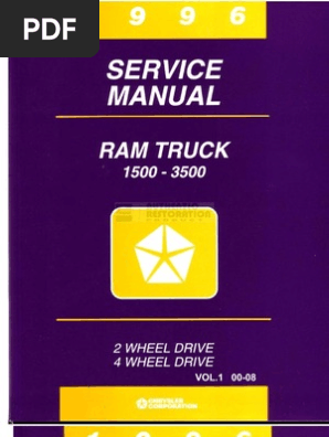 Shop Manual For Dodge Ram 1500 08